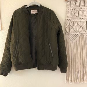 green bomber jacket!